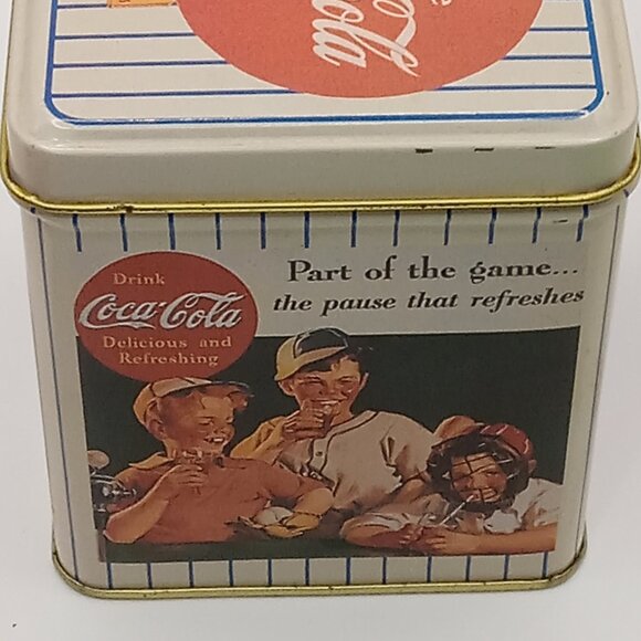 COCA COLA Repro 2 TINS School Days Teens Kids Little League SODA Shoppe Refresh - Picture 3 of 14